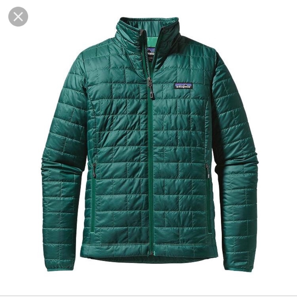 Patagonia nano puff zip jacket arbor green